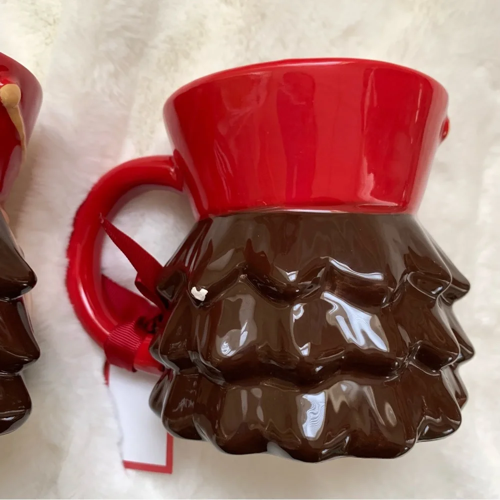nwt sur la table nutcracker christmas set of 2 mugs